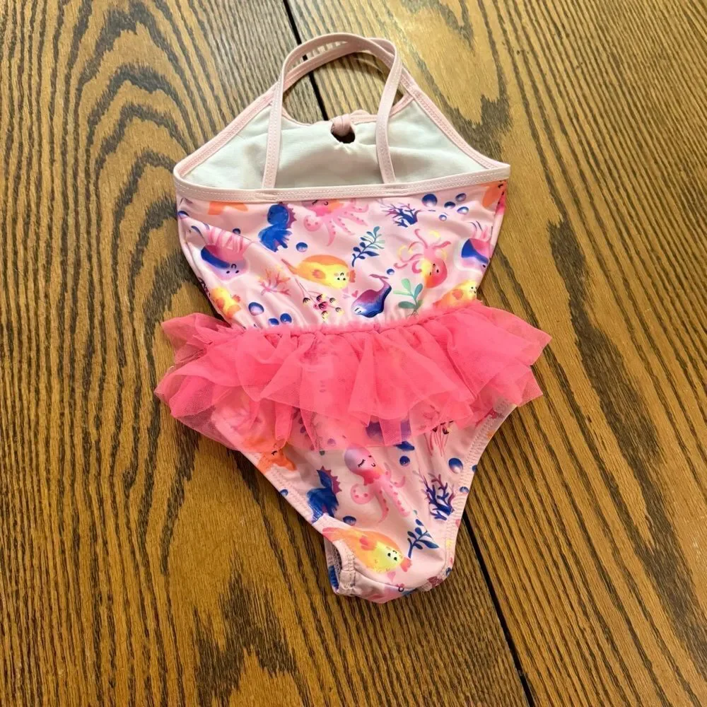 Toddler Girl 3T Swim Bundle | Carter’s & UV Skinz | 4-Piece Set